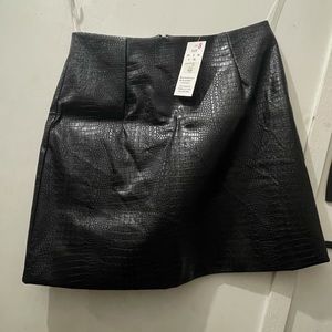 Women’s Crocodile Mini Skirt